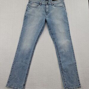 Buffalo Bitton Ash Jeans Men's W36 L32 Light Wash Straight Leg NWT Slim Stretch